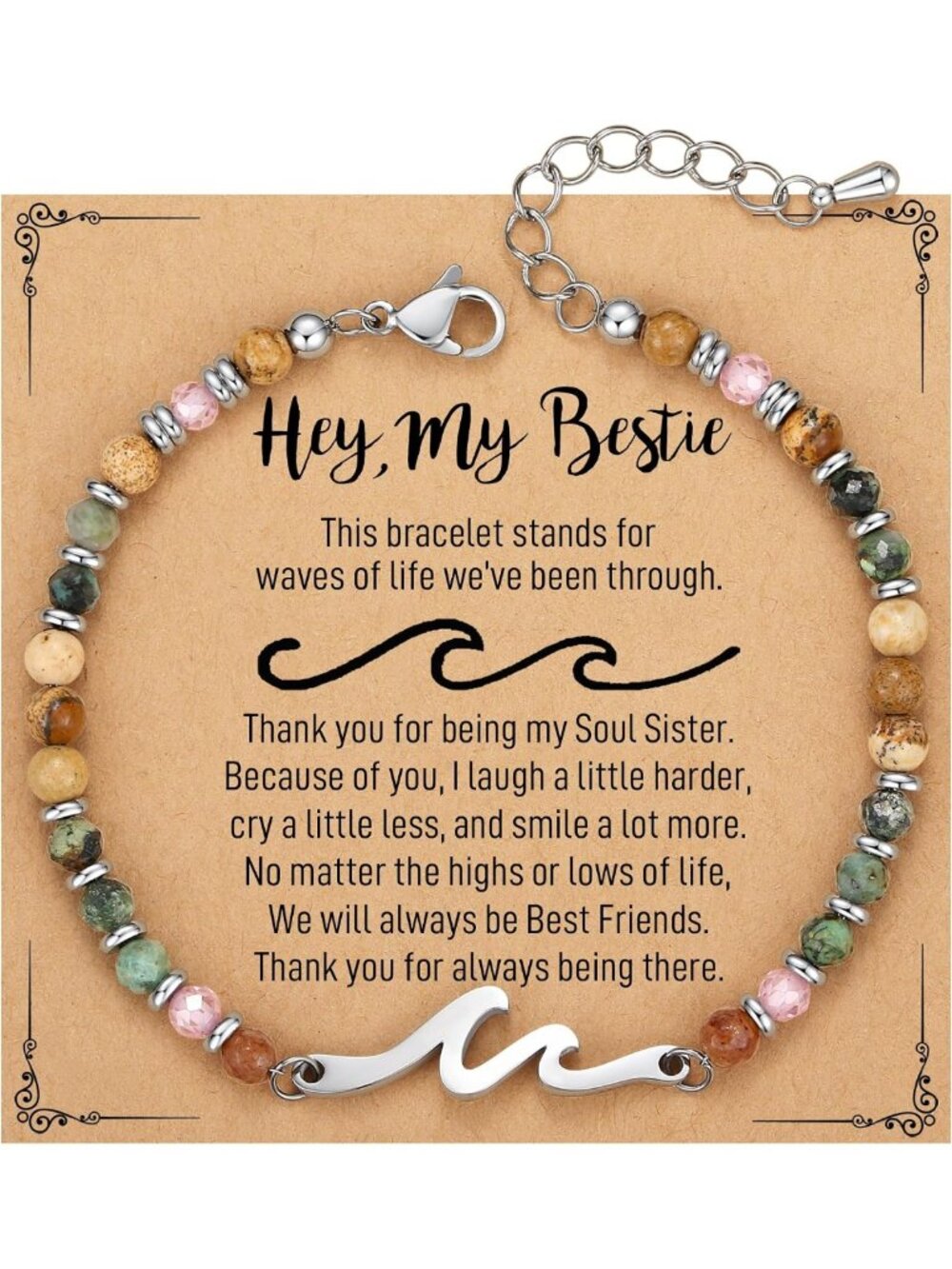 Unique Friendship Bracelets for Women, Birthday & Christmas Gifts, Sister Gift